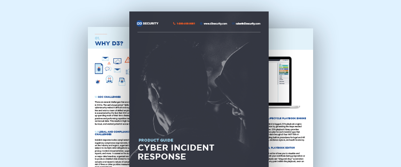 D3 Cyber Incident Response Product Guide