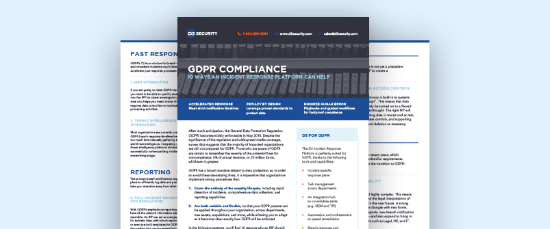 How IR Platforms Can Help You Meet GDPR Reporting Timelines
