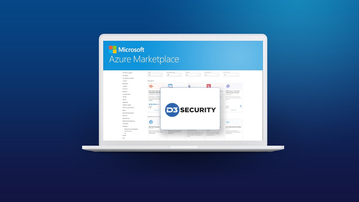 D3 Security’s Smart SOAR Now Available in the Microsoft Azure Marketplace