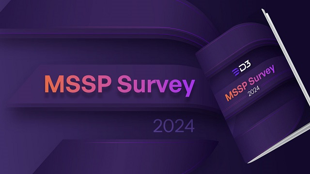 Cover art for D3 Security's latest report titled MSSP Survey 2024