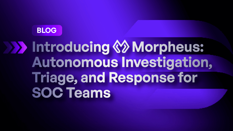 Introducing Morpheus: Autonomous Investigation, Triage, and Response for SOC Teams