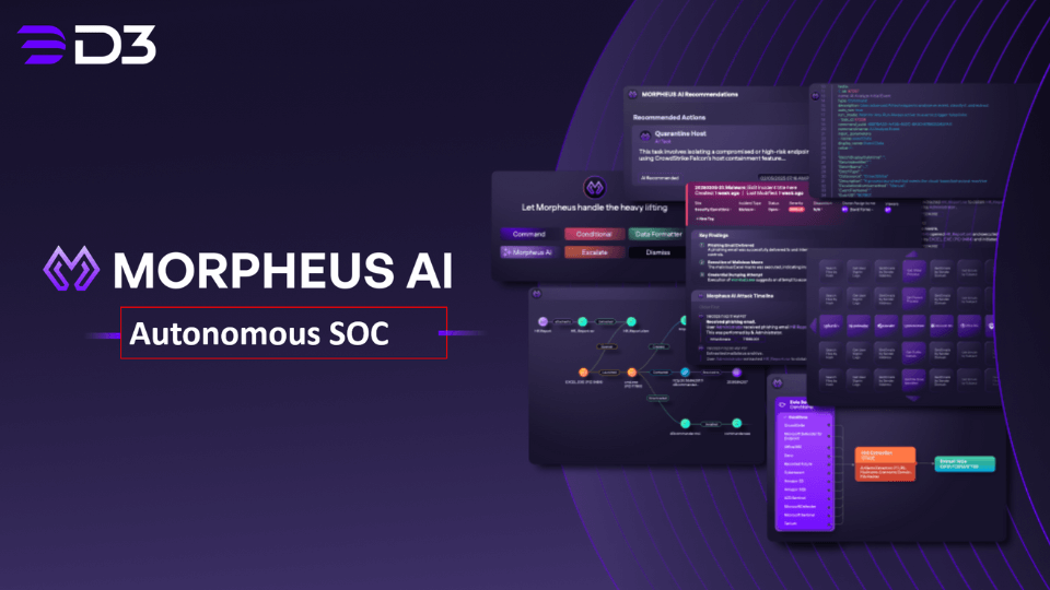 Cover art for the whitepaper titled: Morpheus AI-Driven Autonomous Investigation, Triage, and Response