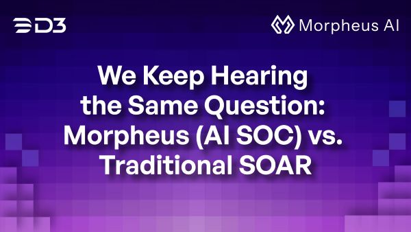 We Keep Hearing the Same Question: Morpheus (AI SOC) vs. Traditional SOAR
