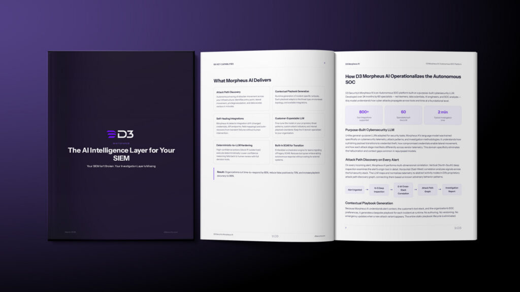 Preview of the whitepaper: The AI Intelligence Layer for Your SIEM