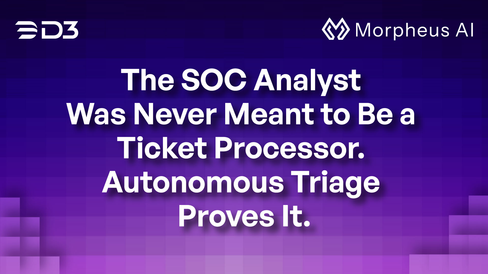 The SOC Analyst Was Never Meant to Be a Ticket Processor. Autonomous Triage Proves It.